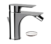 Remer Infinity Смеситель для биде, с донным клапаном, цвет: cromo I20