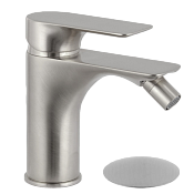 Remer Infinity Смеситель для биде, с донным клапаном, цвет: nichel spazzolato opaco I20NPO