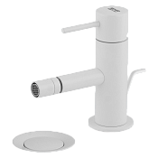 Remer X Style Смеситель для биде, с донным клапаном, цвет: bianco opaco X20BO