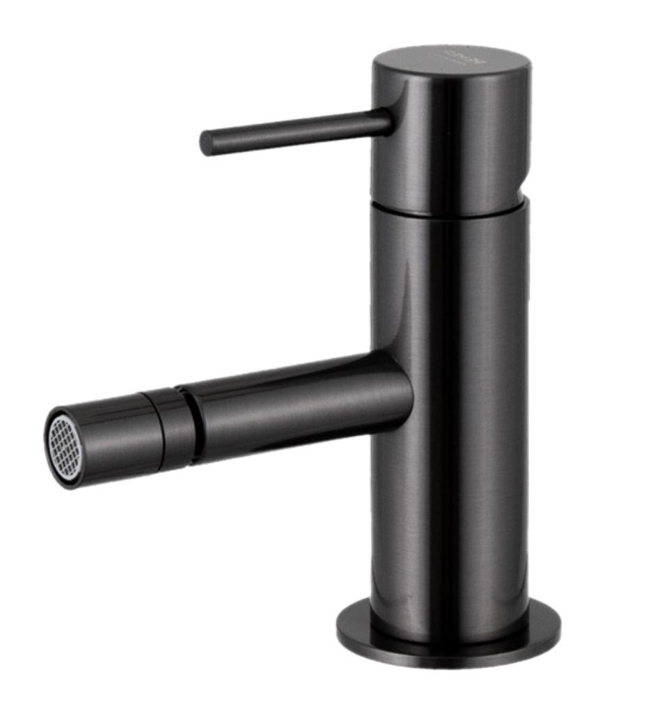 Remer X Style Смеситель для биде, с донным клапаном, цвет: cromo nero spazzolato X20CFP