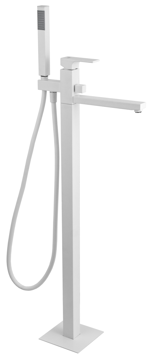 Remer Absolute Смеситель для ванны напольный, со скрытой частью, цвет: bianco opaco AU08BO
