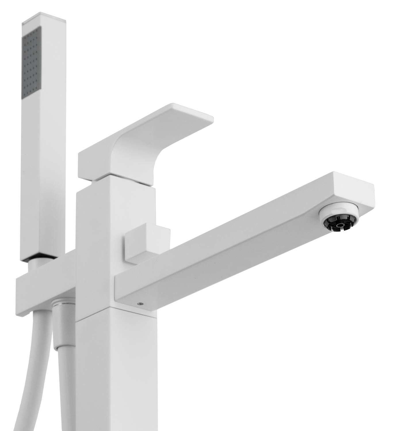 Remer Absolute Смеситель для ванны напольный, со скрытой частью, цвет: bianco opaco AU08BO