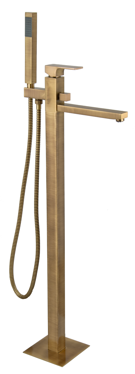 Remer Absolute Смеситель для ванны напольный, со скрытой частью, цвет: vecchio ottone AU08VO