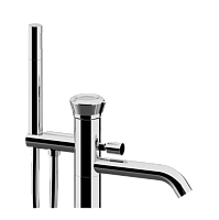 Remer Element Смеситель для ванны напольный, излив 18 см, со скрытой частью, цвет: cromo ET08