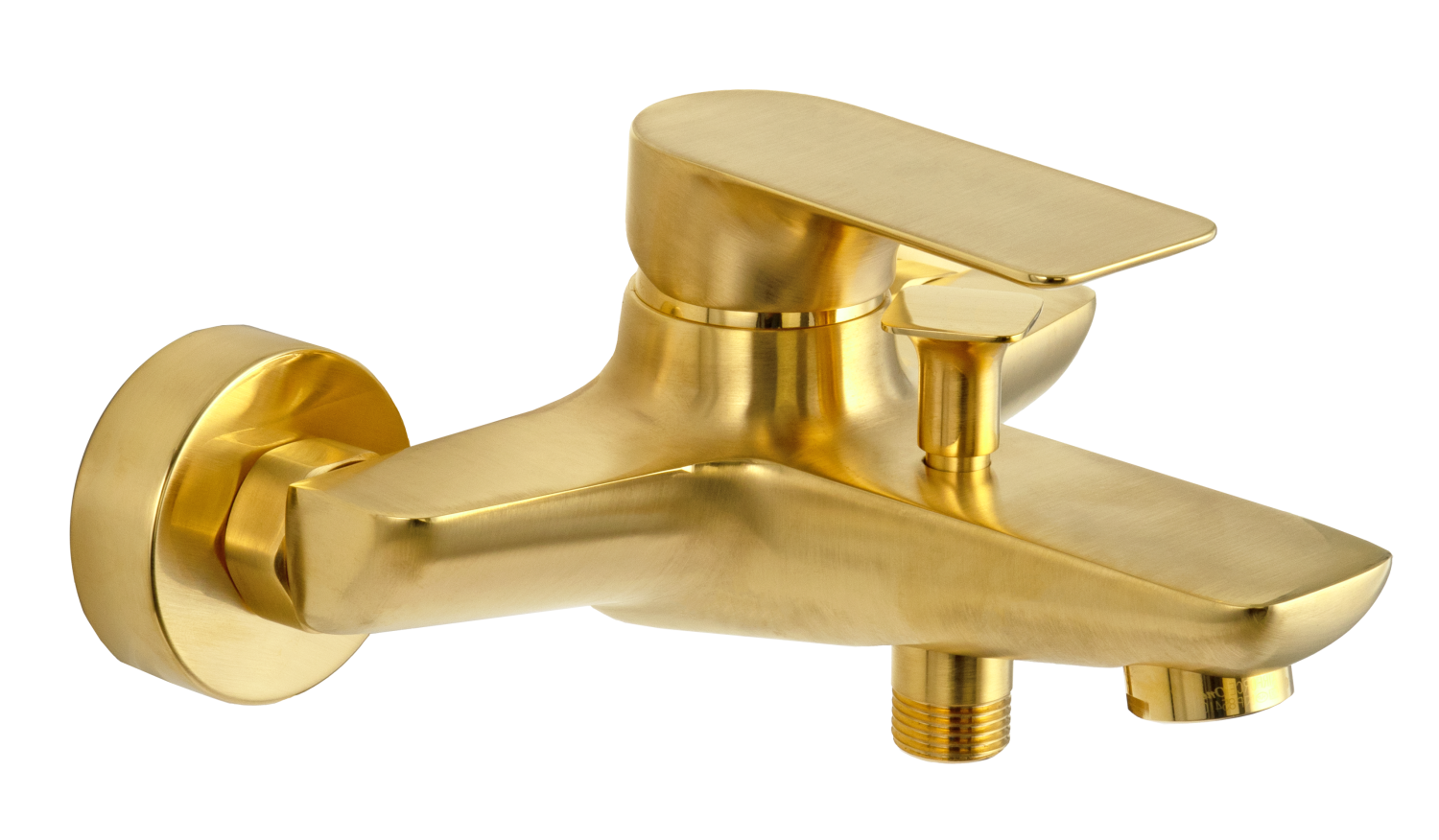 Remer Infinity Смеситель для ванны с душем, цвет: oro spazzolato I05BG