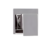 Remer Qubika Смеситель для душа встраиваемый на 1 потребителя, с встраиваемой частью, цвет: cromo Q63