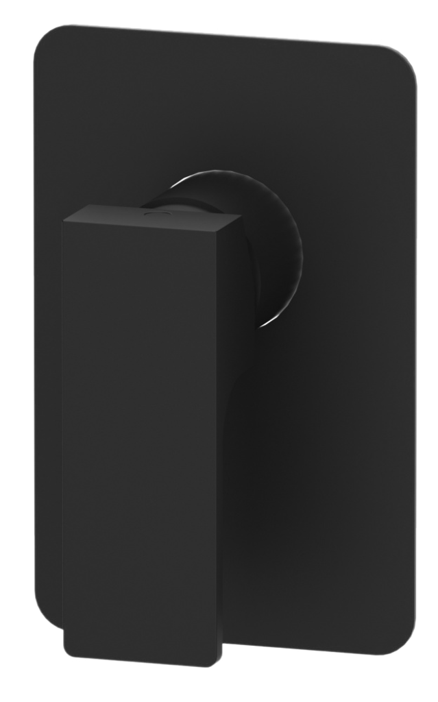 Remer Absolute Смеситель для душа встраиваемый, 1 потребитель, с скрытой частью, цвет: nero opaco AU30NO