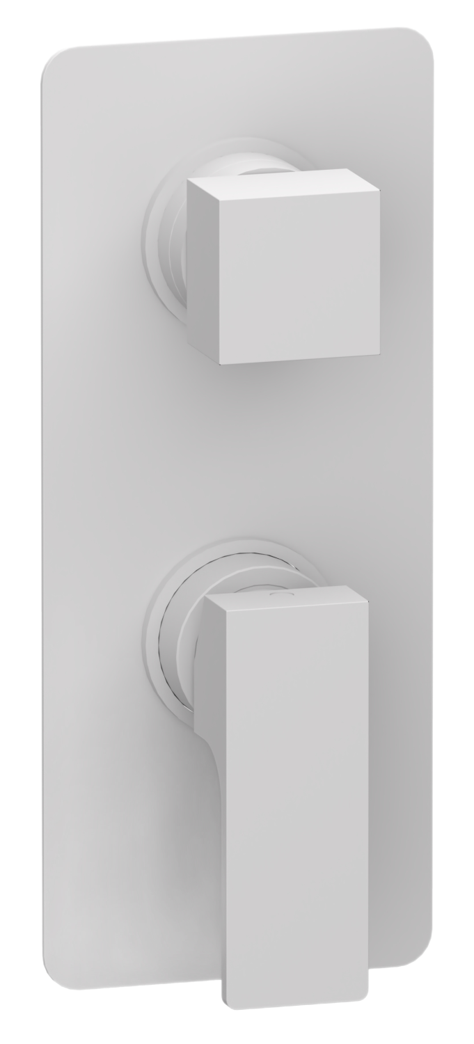 Remer Absolute Смеситель для ванны встраиваемый на 2 потребителя, внешняя часть, цвет: bianco opaco AU92KBBO