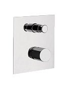 Remer Edge Смеситель для ванны встраиваемый на 2 потребителя, с встраиваемой частью, цвет: cromo EG509