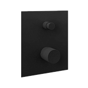 Remer Edge Смеситель для ванны встраиваемый, 2 потребителя, с встраиваемой частью, цвет: nero opaco EG509NO