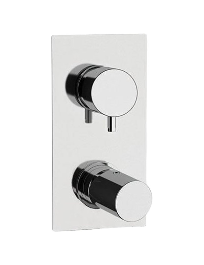 Remer Edge Смеситель для ванны встраиваемый на 2 потребителя, с встраиваемой частью, цвет: cromo EG592