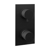 Remer Edge Термостат для ванны встраиваемый, 3 потребителя, с встраиваемой частью, цвет: nero opaco EG593NO