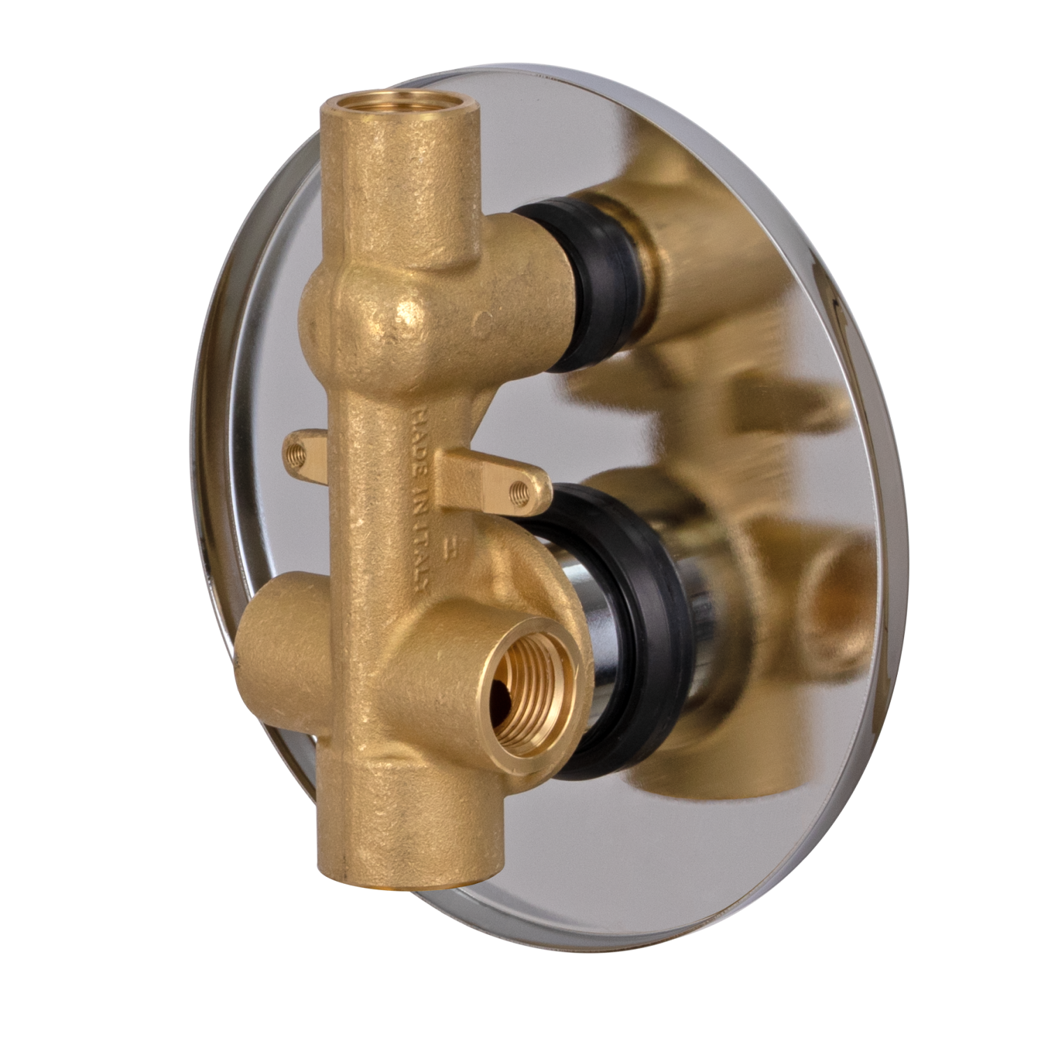 Remer Element Смеситель для ванны встраиваемый на 2 потребителя, с встраиваемой частью, цвет: cromo ET09H