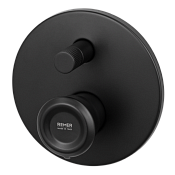 Remer Element Смеситель для ванны встраиваемый, 2 потребителя, с скрытой частью, цвет: nero opaco ET09HNO