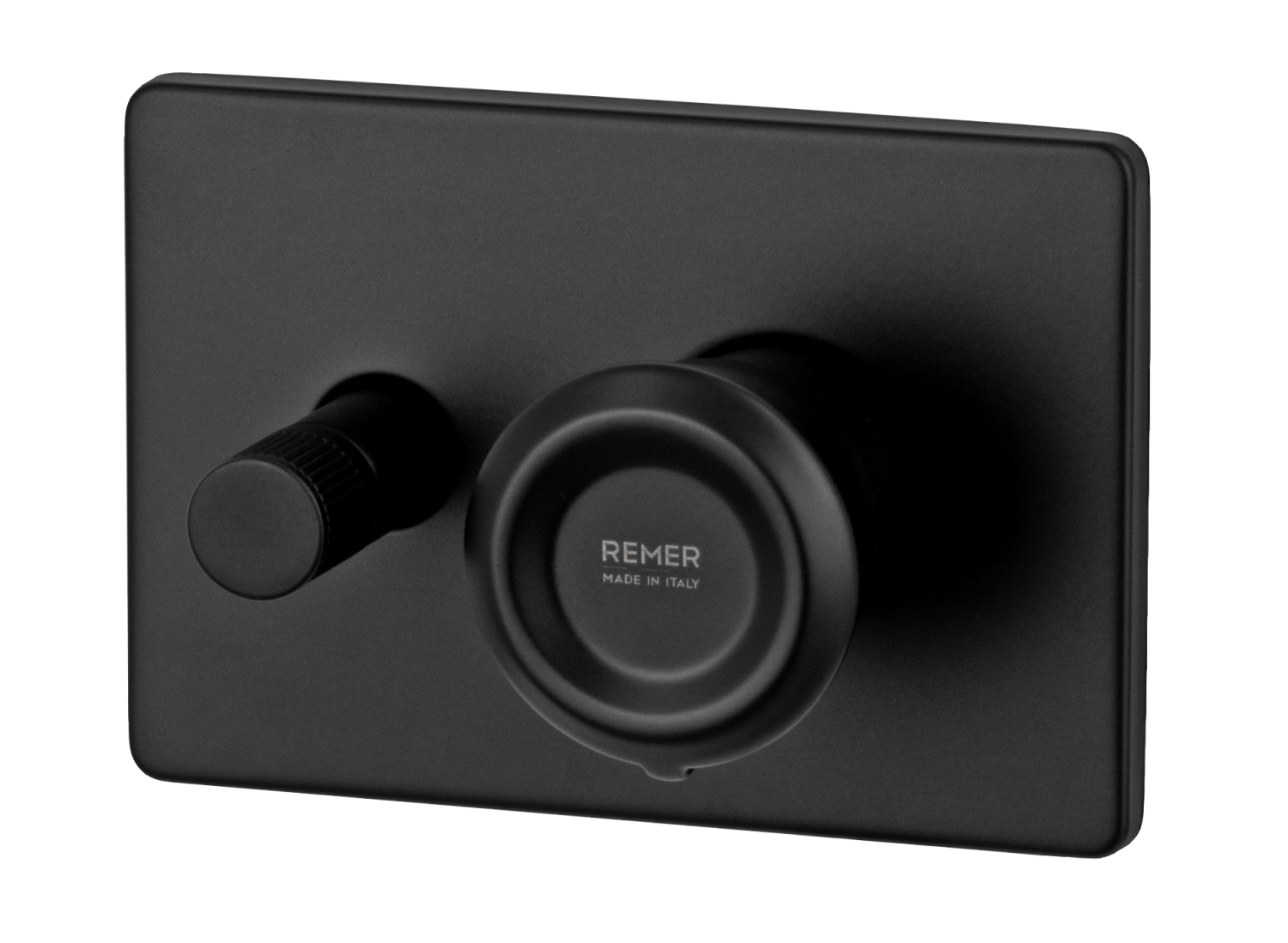 Remer Element Смеситель для ванны встраиваемый, 2 потребителя, с скрытой частью, цвет: nero opaco ET09HRGNO