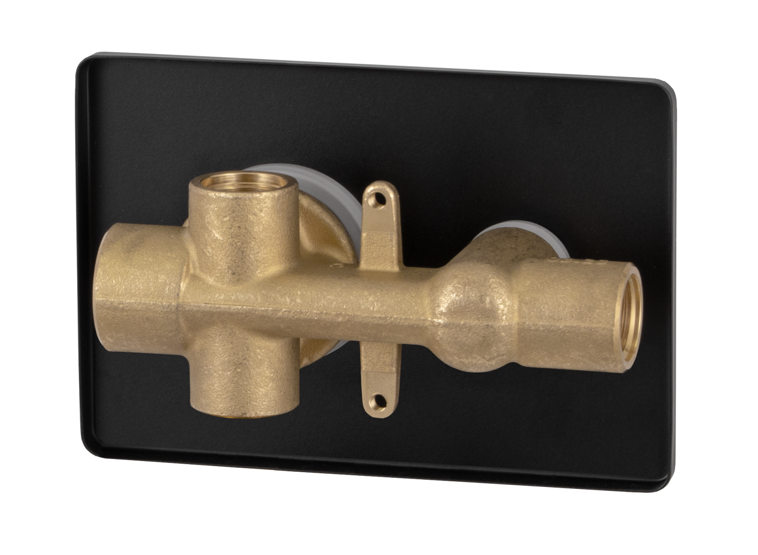 Remer Element Смеситель для ванны встраиваемый, 2 потребителя, с скрытой частью, цвет: nero opaco ET09HRGNO