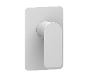 Remer Infinity Смеситель для душа встраиваемый, 1 потребитель, с скрытой частью, цвет: bianco opaco I30BO