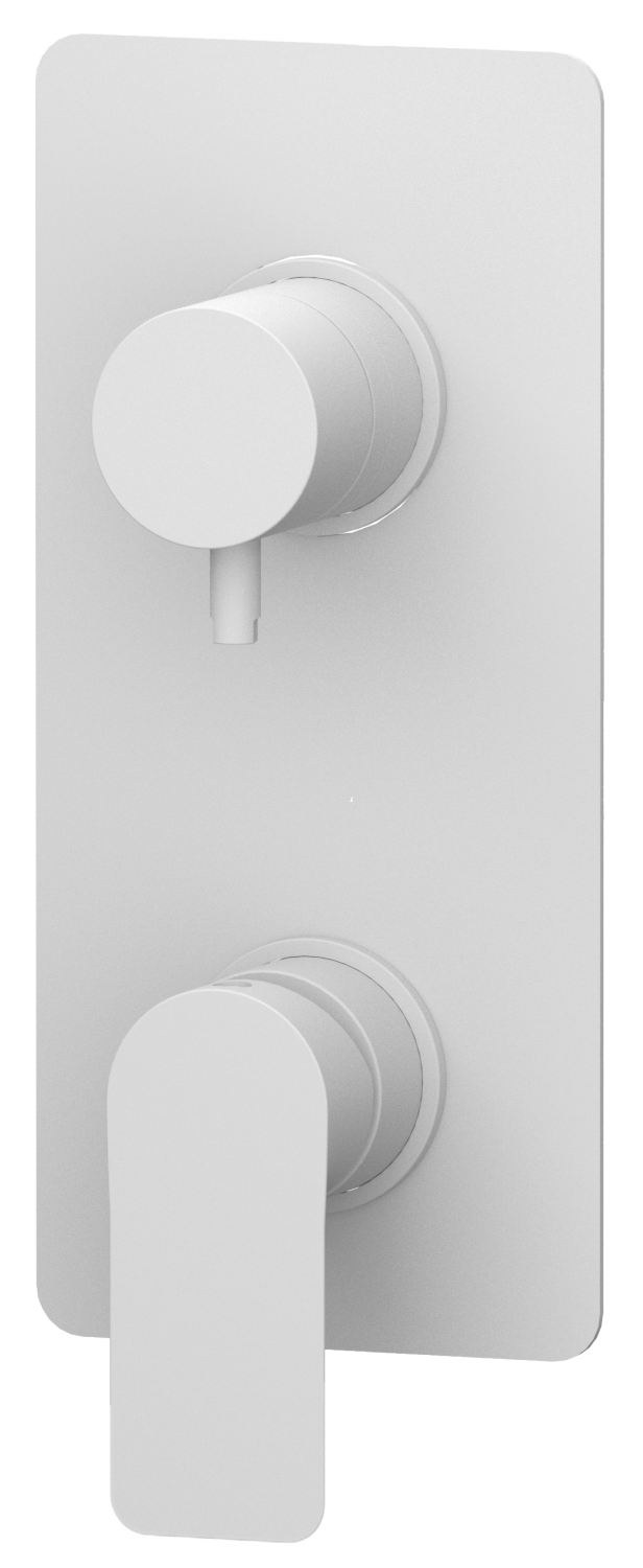 Remer Infinity Смеситель для ванны встраиваемый на 3 потребителя, внешняя часть, цвет: bianco opaco I93KBBO