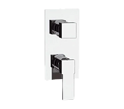 Remer Qubika Смеситель для ванны встраиваемый на 5 потребителей, с встраиваемой частью, цвет: cromo Q95