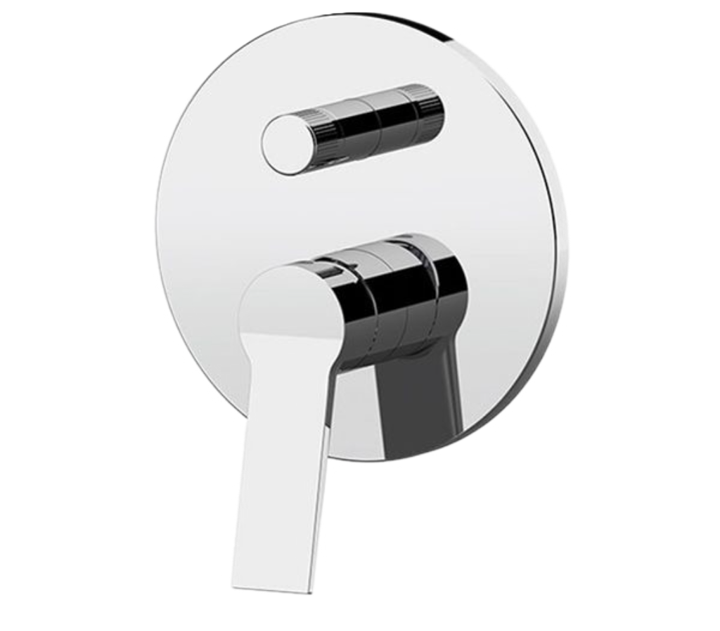 Remer Slash & Dot Смеситель для ванны встраиваемый, 2 потребителя, с скрытой частью, цвет: cromo SL09H