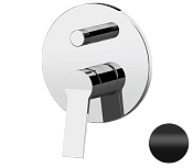 Remer Slash & Dot Смеситель для ванны встраиваемый 2 потребителя, с скрытой частью, цвет: nero opaco SL09HNO