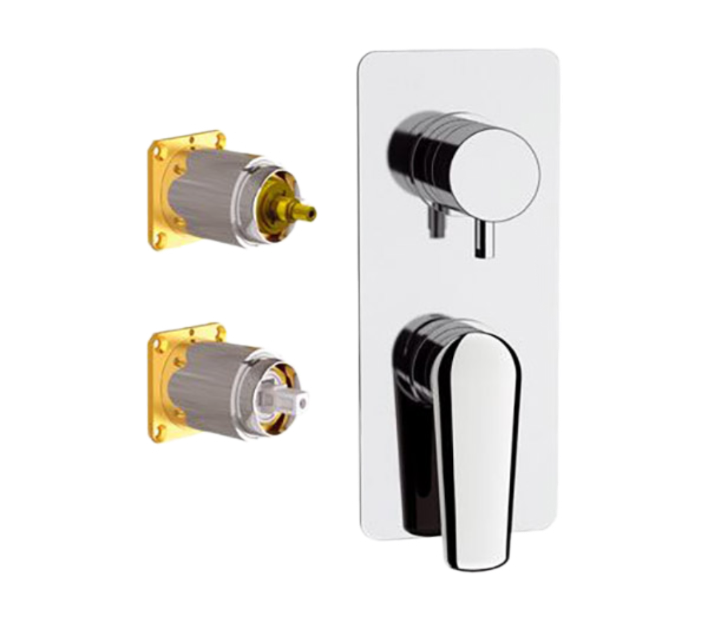 Remer Vanity Смеситель для ванны встраиваемый на 3 потребителя, внешняя часть, цвет: cromo V93KB