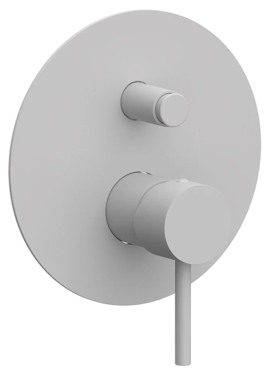 Remer X Style Смеситель для ванны встраиваемый на 2 потребителя, внешняя часть, цвет: bianco opaco X09KBBO