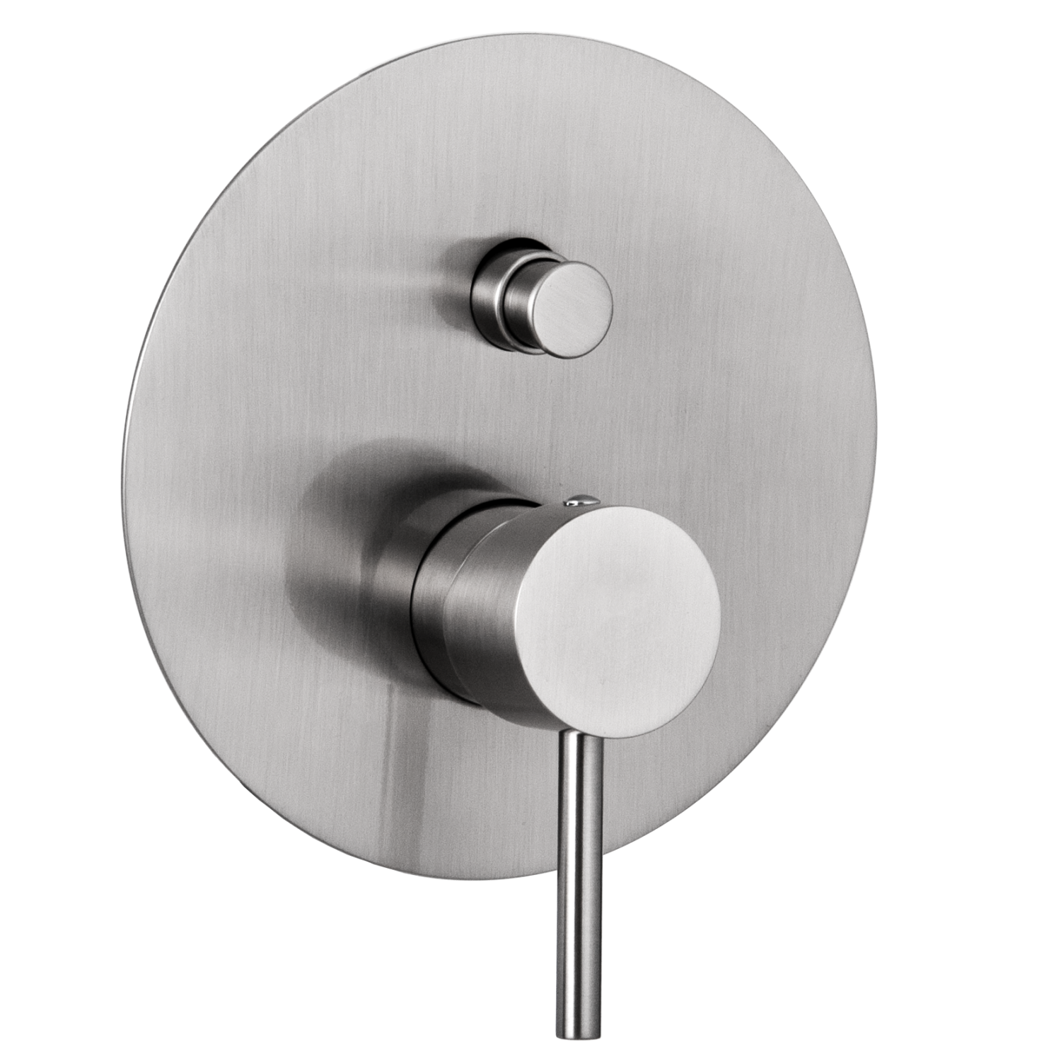 Remer X Style Смеситель для ванны встраиваемый 2 потребителя, внешняя часть, цвет: nichel spazzolato X09KBNP