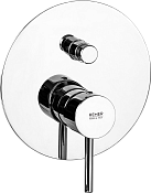 Remer X Style Смеситель для ванны встраиваемый на 2 потребителя, с встраиваемой частью, цвет: cromo X09L