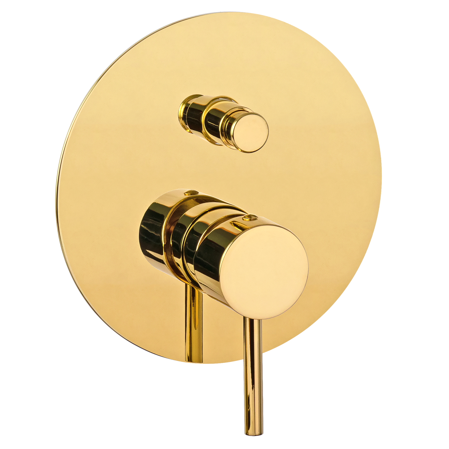 Remer X Style Смеситель для ванны встраиваемый, 2 потребителя, с скрытой частью, цвет: oro lucido X09LDO