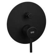 Remer X Style Смеситель для ванны встраиваемый, 2 потребителя, с скрытой частью, цвет: nero opaco X09LNO