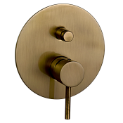 Remer X Style Смеситель для ванны встраиваемый 2 потребителя, с скрытой частью, цвет: vecchio ottone X09LVO