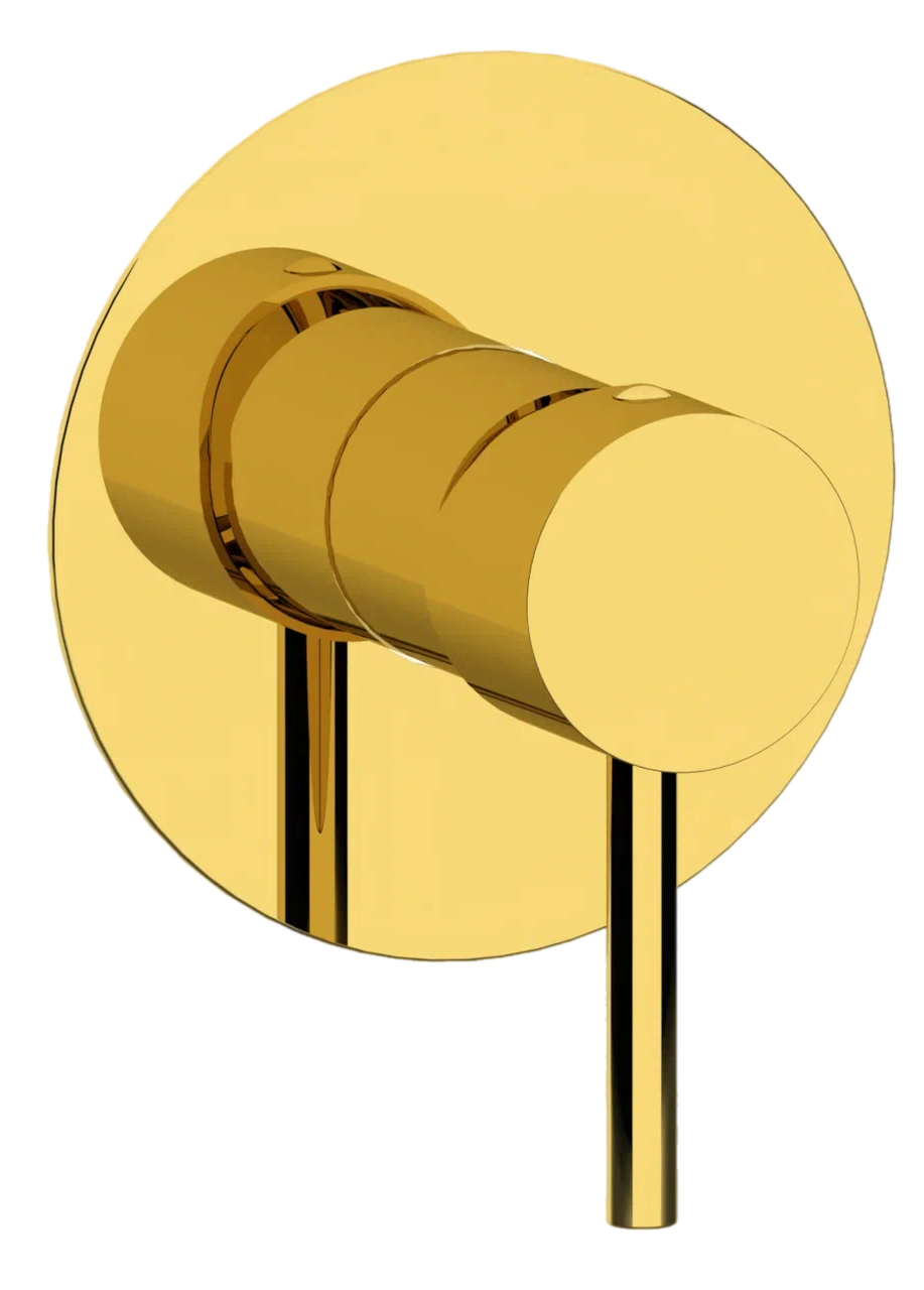 Remer X Style Смеситель для душа встраиваемый, 1 потребитель, с скрытой частью, цвет: oro lucido X30LDO