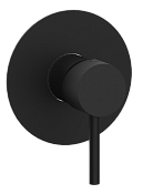 Remer X Style Смеситель для душа встраиваемый, 1 потребитель, с скрытой частью, цвет: nero opaco X30LNO