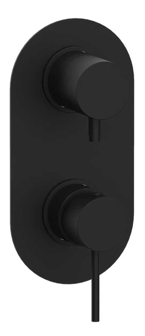 Remer X Style Смеситель для ванны встраиваемый, 4 потребителя, с скрытой частью, цвет: nero opaco X94NO