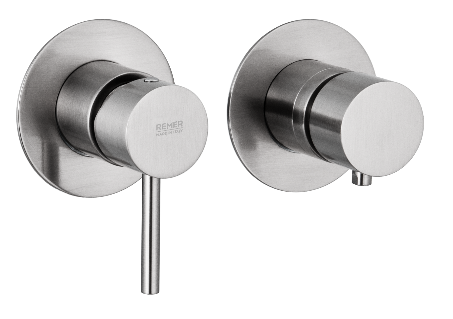 Remer X Style Смеситель для ванны встраиваемый, 3 потребителя, цвет: nichel spazzolato X96D3NP