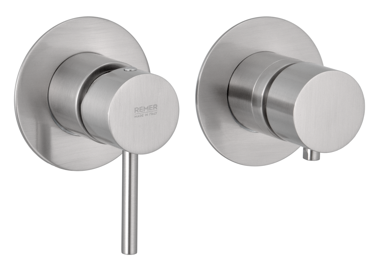 Remer X Style Смеситель для ванны встраиваемый, 2 потребителя, цвет: nichel spazzolato opaco X96NPO