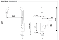 Remer Energy Смеситель для кухни, цвет: cromo EY72U