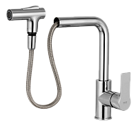 Remer Energy Смеситель для кухни с выдвижным изливом на 2 режима струи, цвет: cromo EY81M