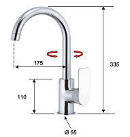 Remer Infinity Смеситель для кухни, цвет: vecchio ottone I72VO