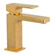 Remer Absolute Смеситель для раковины, без д/к, высота излива 11,4 см, цвет: oro spazzolato AU12BG