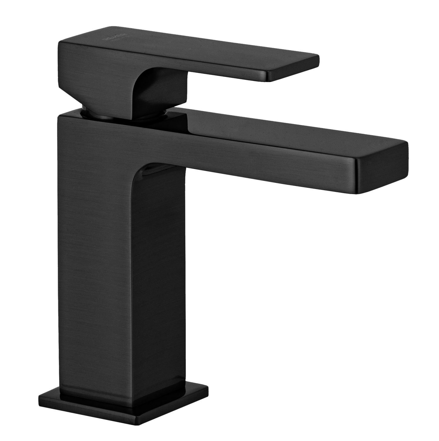 Remer Absolute Смеситель для раковины, без д/к, высота излива 11,4 см, цвет: cromo nero spazzolato AU12CFP