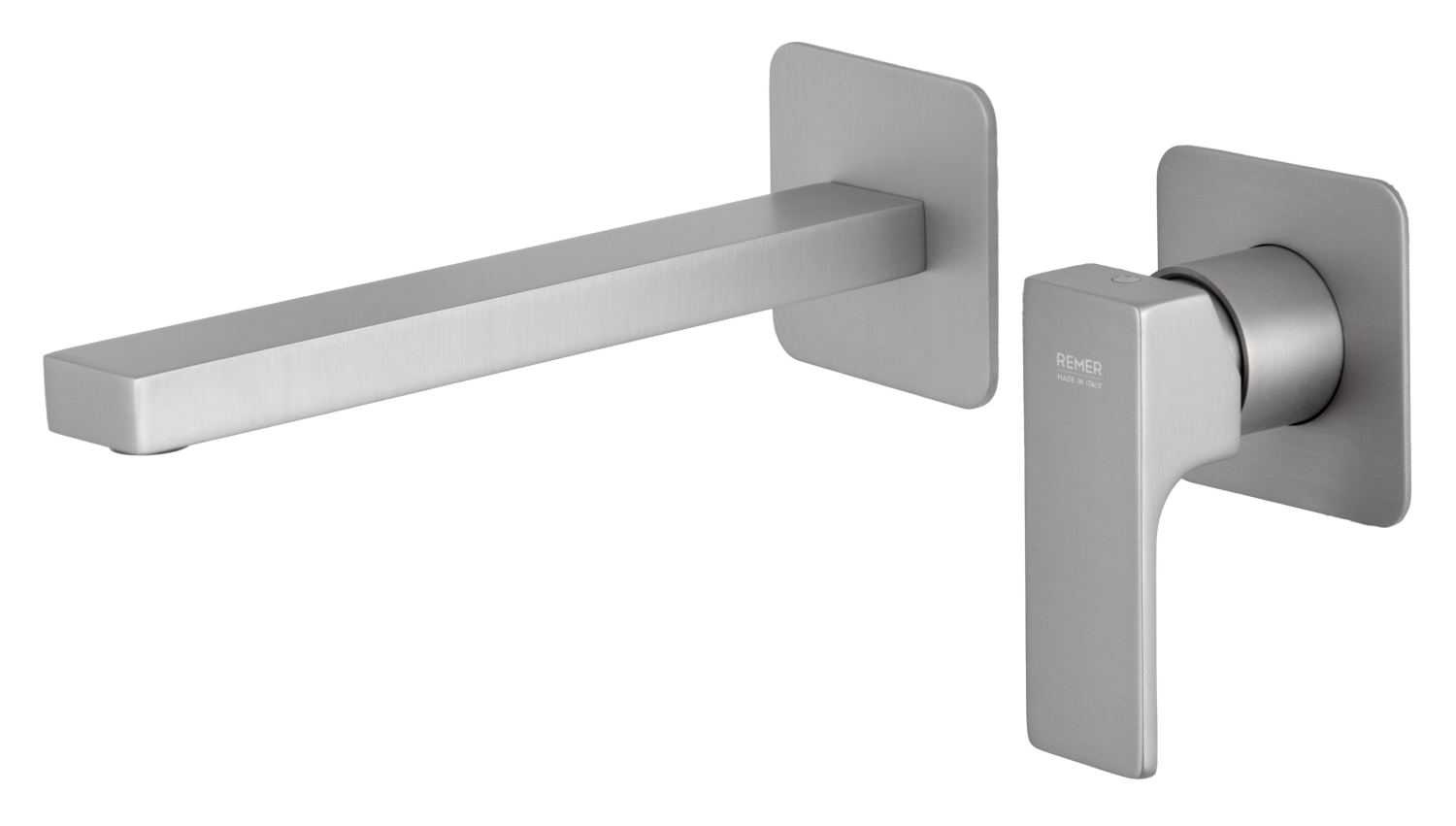 Remer Absolute Смеситель для раковины, излив 23 см, цвет: nichel spazzolato opaco AU15PLNPO