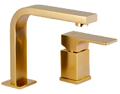 Remer Absolute Смеситель для раковины, без д/к, высота излива 14,2 см, цвет: oro spazzolato AU57BG