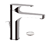 Remer Class Line Смеситель для раковины, с донным клапаном, высота излива 10,6 см, цвет: cromo L10L