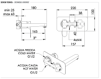 Remer Class Line Смеситель для раковины, излив 16,5 см, с внутренней частью, цвет: cromo L15