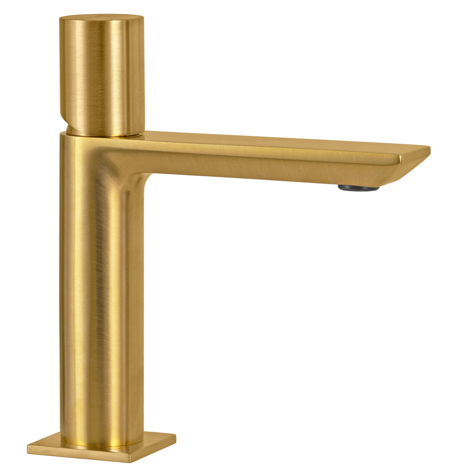 Remer Edge Смеситель для раковины, без донного клапана, высота излива 12,1 см, цвет: oro spazzolato EG512BG