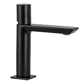 Remer Edge Смеситель для раковины, без донного клапана, высота излива 12,1 см, цвет: nero opaco EG512NO