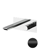 Remer Edge Смеситель для раковины, излив 15,5 см, с внутренней частью, цвет: nero opaco EG515NO