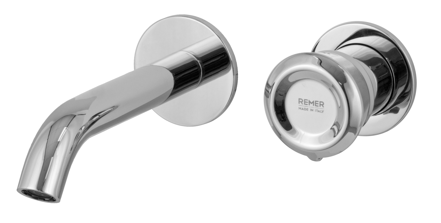 Remer Element Смеситель для раковины, излив 16,6 см, с внутренней частью, цвет: cromo ET15P